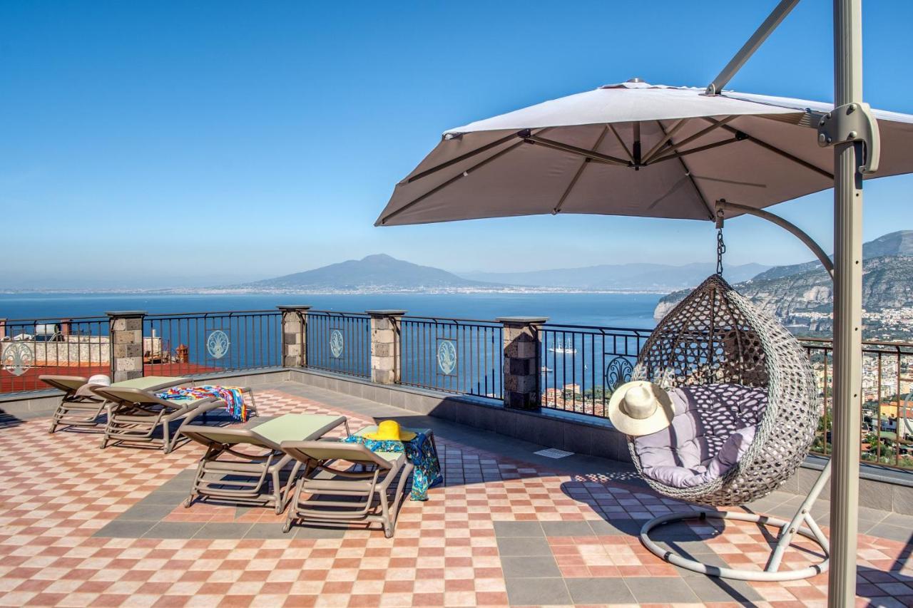 Villa Caruso Private Heated Pool & Sea View Sorrent Exterior foto