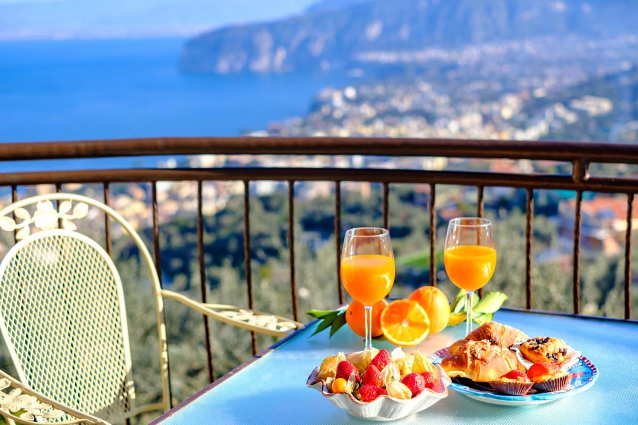 Villa Caruso Private Heated Pool & Sea View Sorrent Exterior foto
