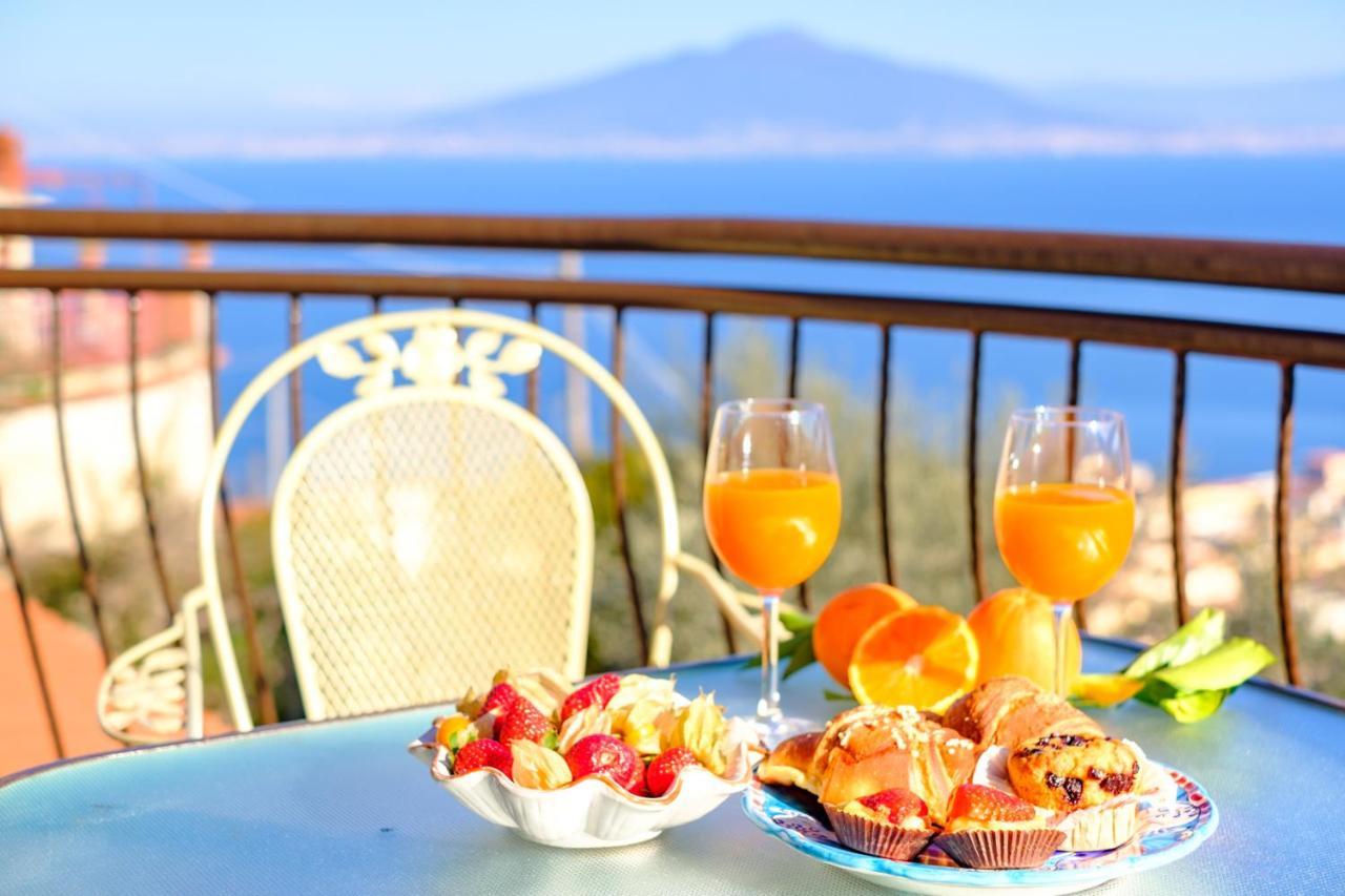 Villa Caruso Private Heated Pool & Sea View Sorrent Exterior foto