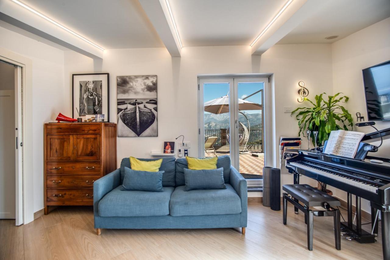 Villa Caruso Private Heated Pool & Sea View Sorrent Exterior foto