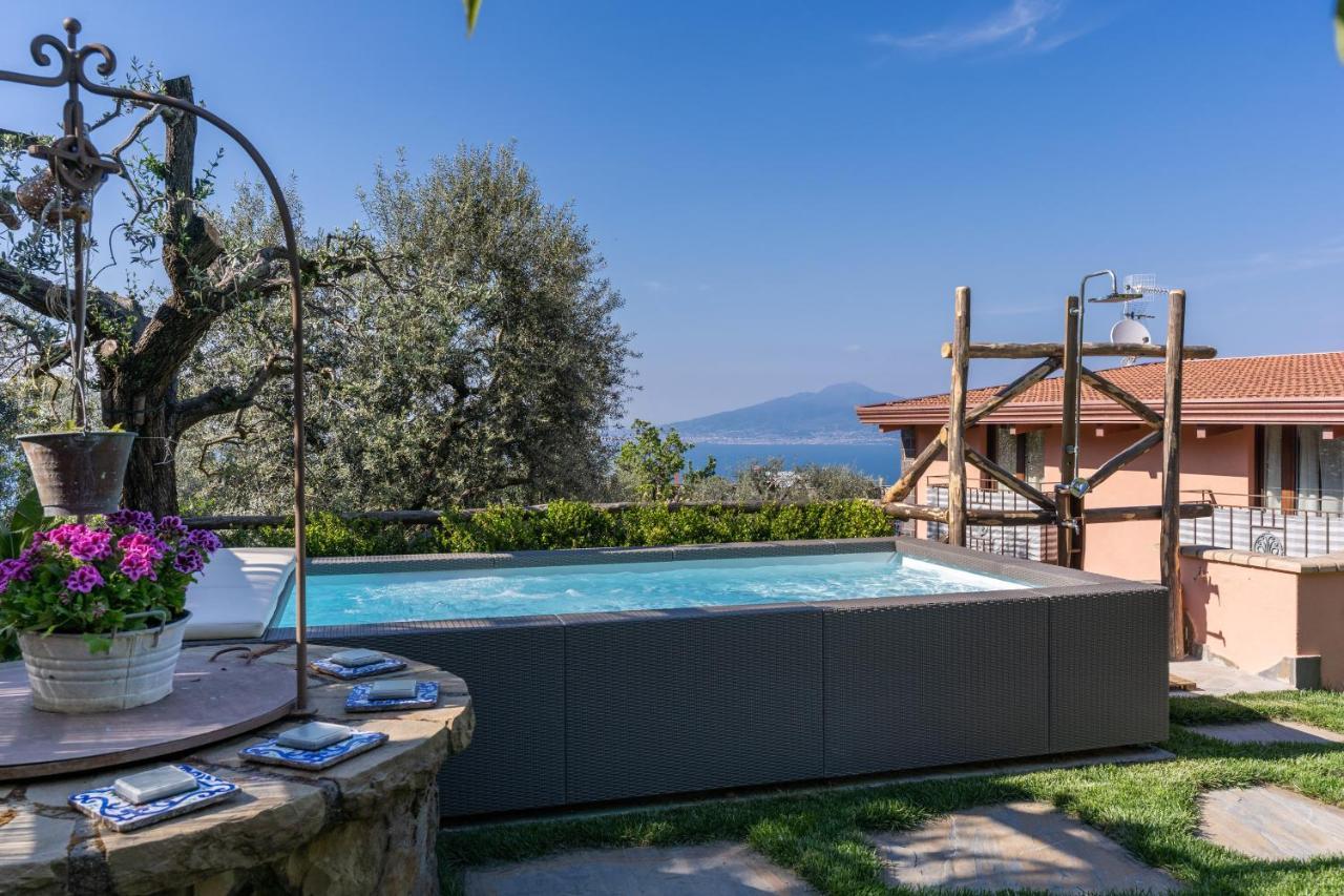 Villa Caruso Private Heated Pool & Sea View Sorrent Exterior foto