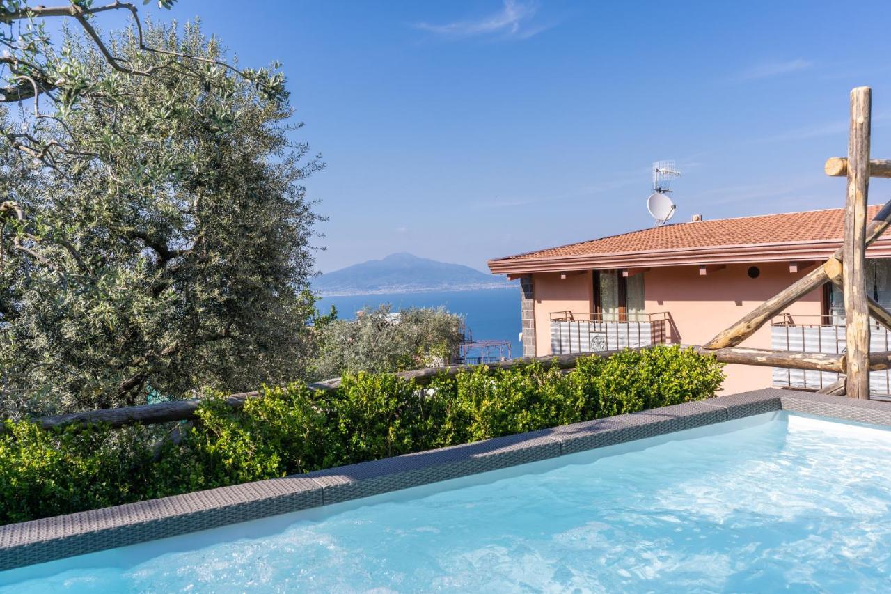Villa Caruso Private Heated Pool & Sea View Sorrent Exterior foto