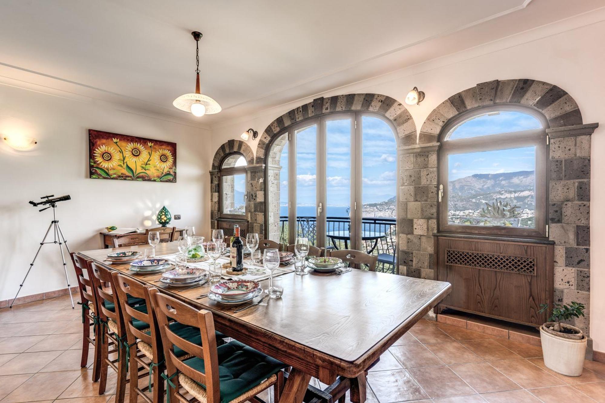 Villa Caruso Private Heated Pool & Sea View Sorrent Exterior foto