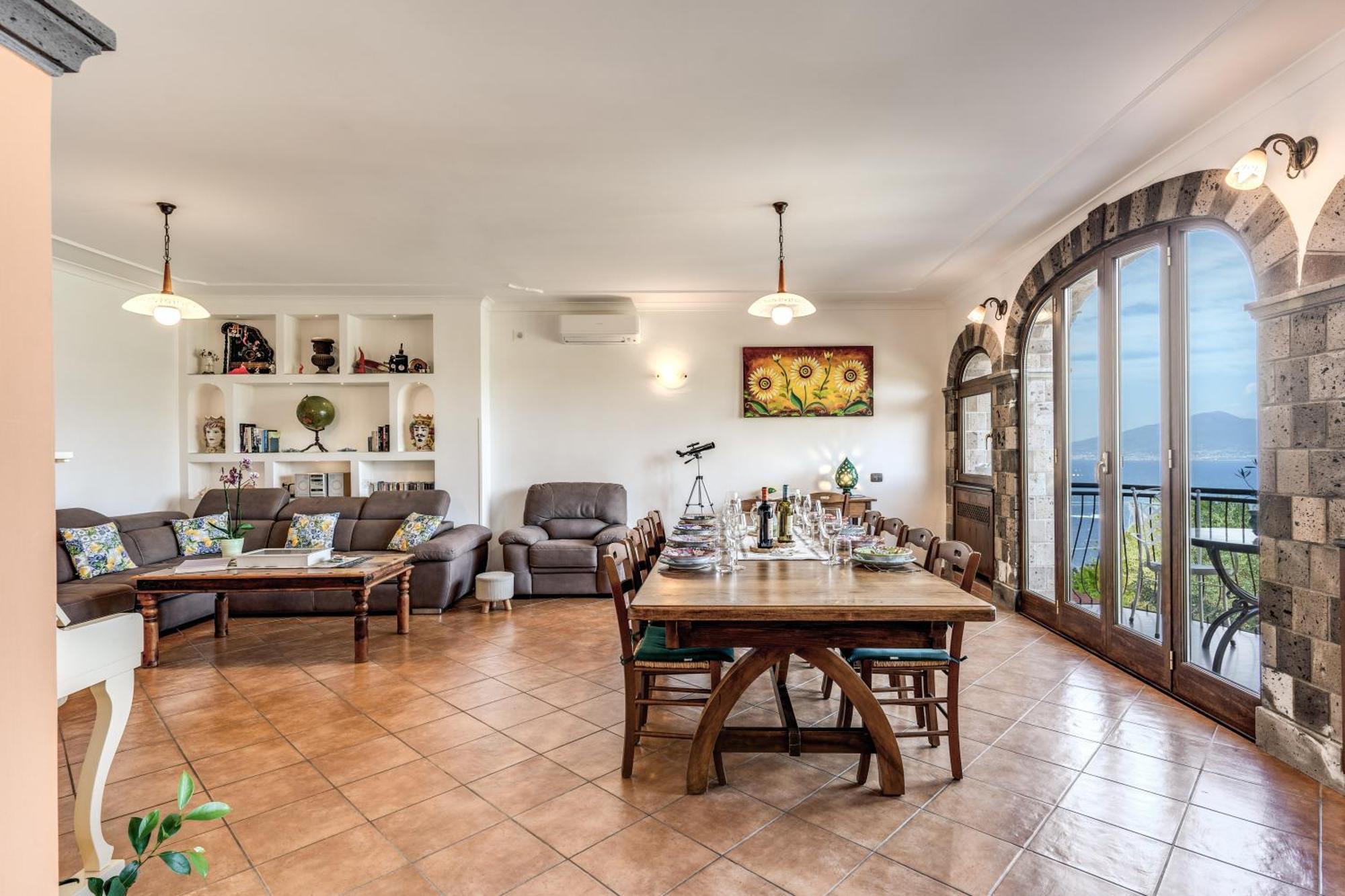Villa Caruso Private Heated Pool & Sea View Sorrent Exterior foto